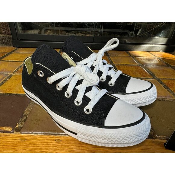 Women’s 7 Converse Chuck Taylor All Star Low Double Tongue Shoes 530236f - Picture 7 of 9